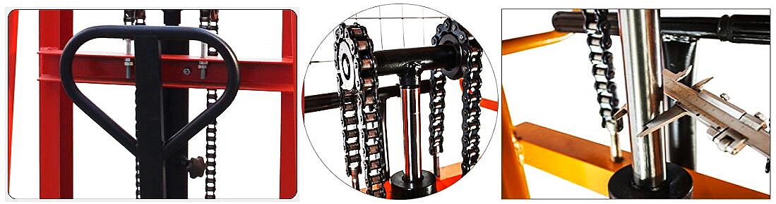 Details of Hydraulic Manual Pallet Stacker