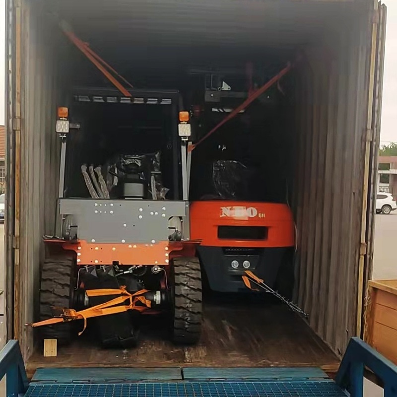 NEOlift's forklifts are about to start their journey to South America